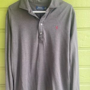 Grey polo shirt